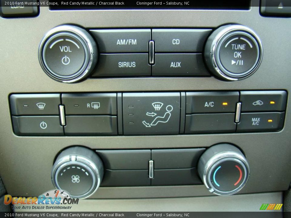 2010 Ford Mustang V6 Coupe Red Candy Metallic / Charcoal Black Photo #18