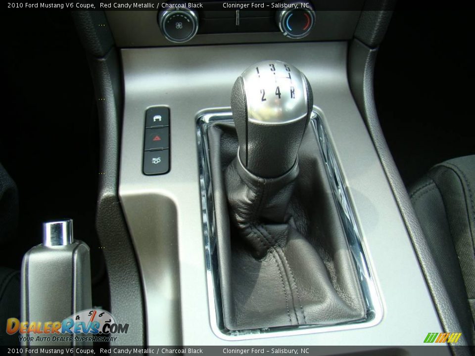 2010 Ford Mustang V6 Coupe Red Candy Metallic / Charcoal Black Photo #19