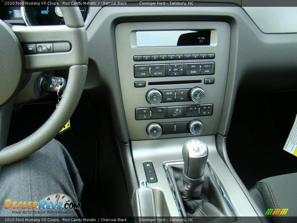 2010 Ford Mustang V6 Coupe Red Candy Metallic / Charcoal Black Photo #20