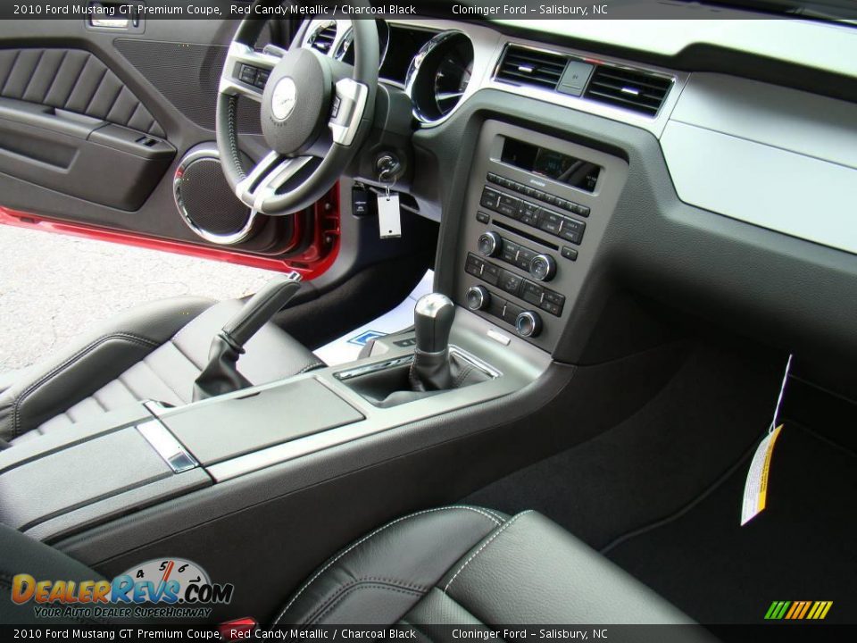 2010 Ford Mustang GT Premium Coupe Red Candy Metallic / Charcoal Black Photo #10