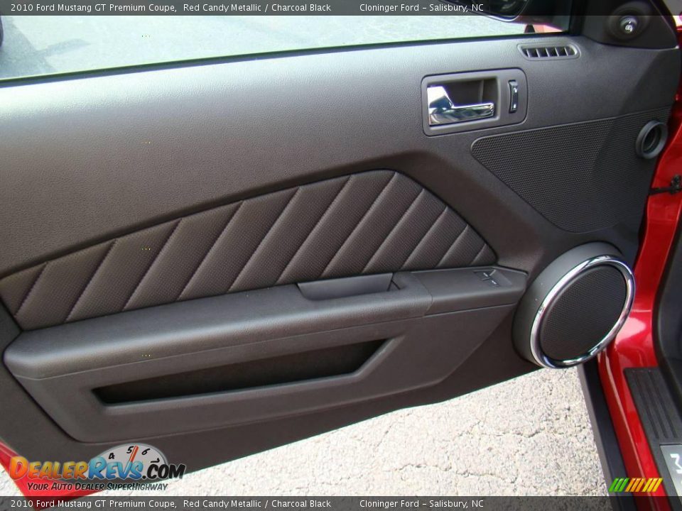 2010 Ford Mustang GT Premium Coupe Red Candy Metallic / Charcoal Black Photo #13