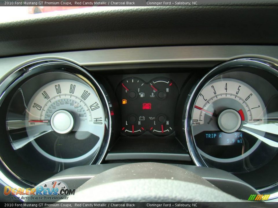 2010 Ford Mustang GT Premium Coupe Red Candy Metallic / Charcoal Black Photo #15