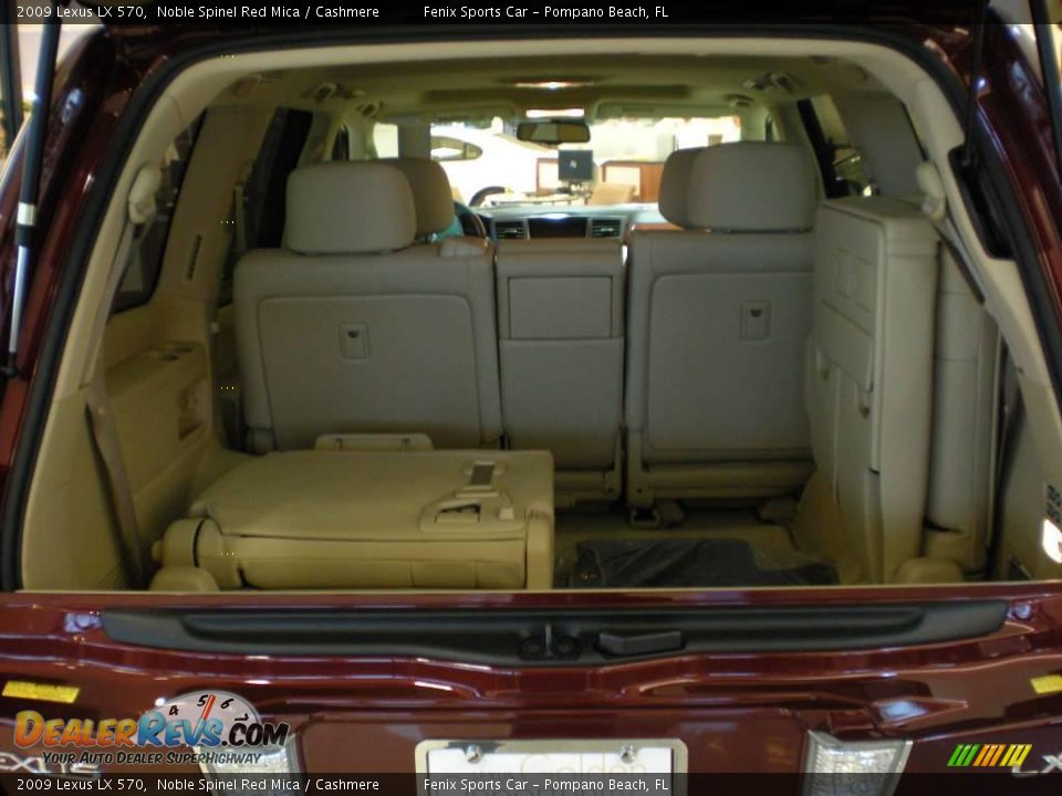 2009 Lexus LX 570 Noble Spinel Red Mica / Cashmere Photo #11