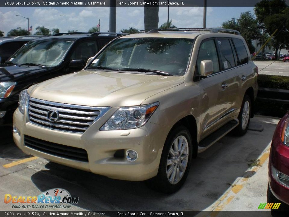 2009 Lexus LX 570 Golden Almond Metallic / Cashmere Photo #2