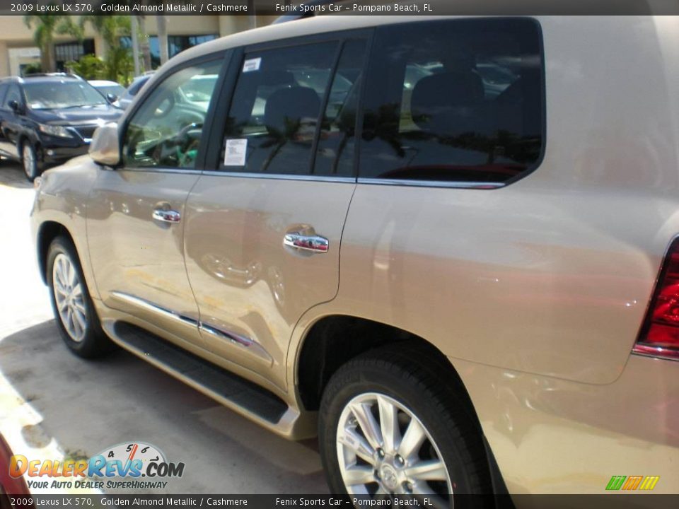 2009 Lexus LX 570 Golden Almond Metallic / Cashmere Photo #3