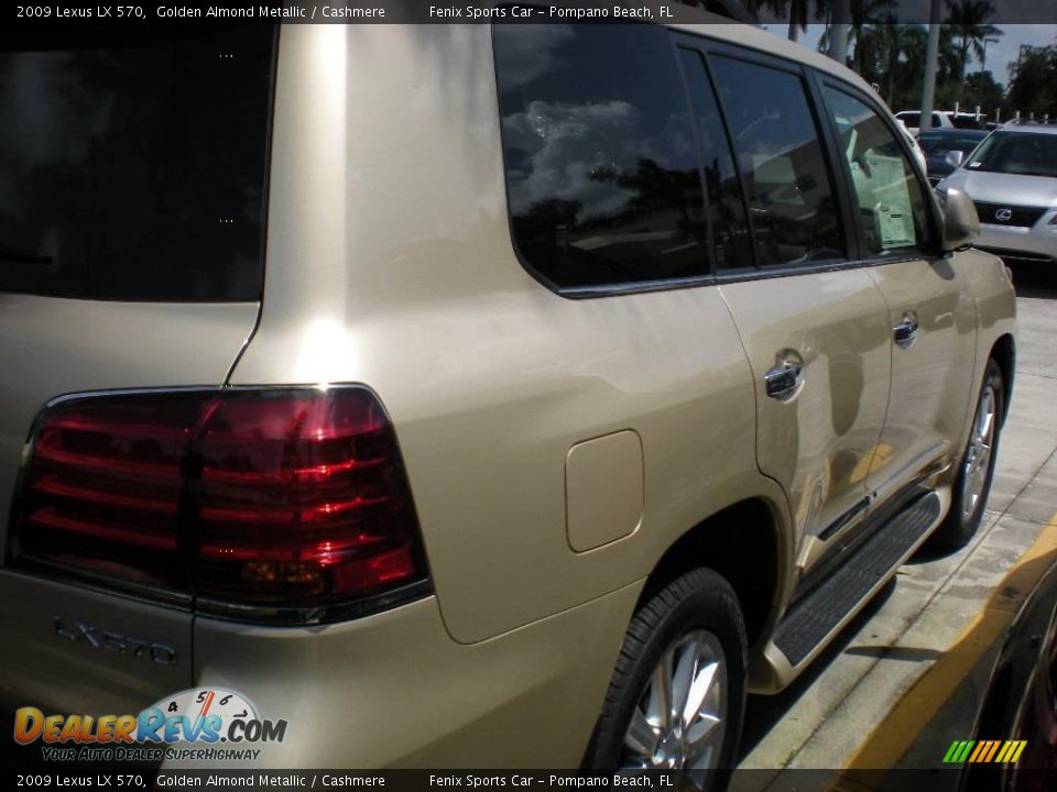 2009 Lexus LX 570 Golden Almond Metallic / Cashmere Photo #4