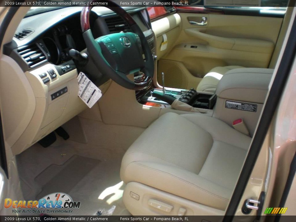2009 Lexus LX 570 Golden Almond Metallic / Cashmere Photo #5