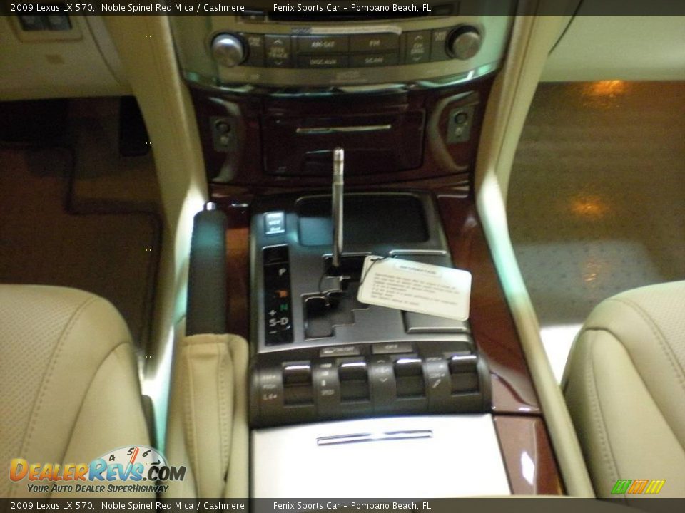 2009 Lexus LX 570 Noble Spinel Red Mica / Cashmere Photo #19