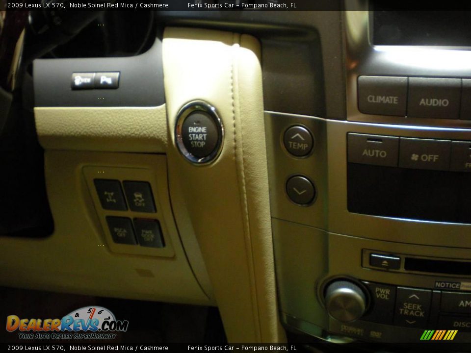 2009 Lexus LX 570 Noble Spinel Red Mica / Cashmere Photo #20