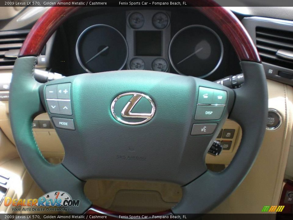 2009 Lexus LX 570 Golden Almond Metallic / Cashmere Photo #9