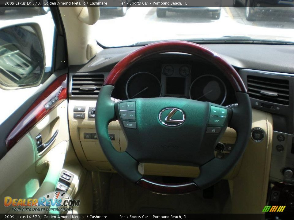 2009 Lexus LX 570 Golden Almond Metallic / Cashmere Photo #10
