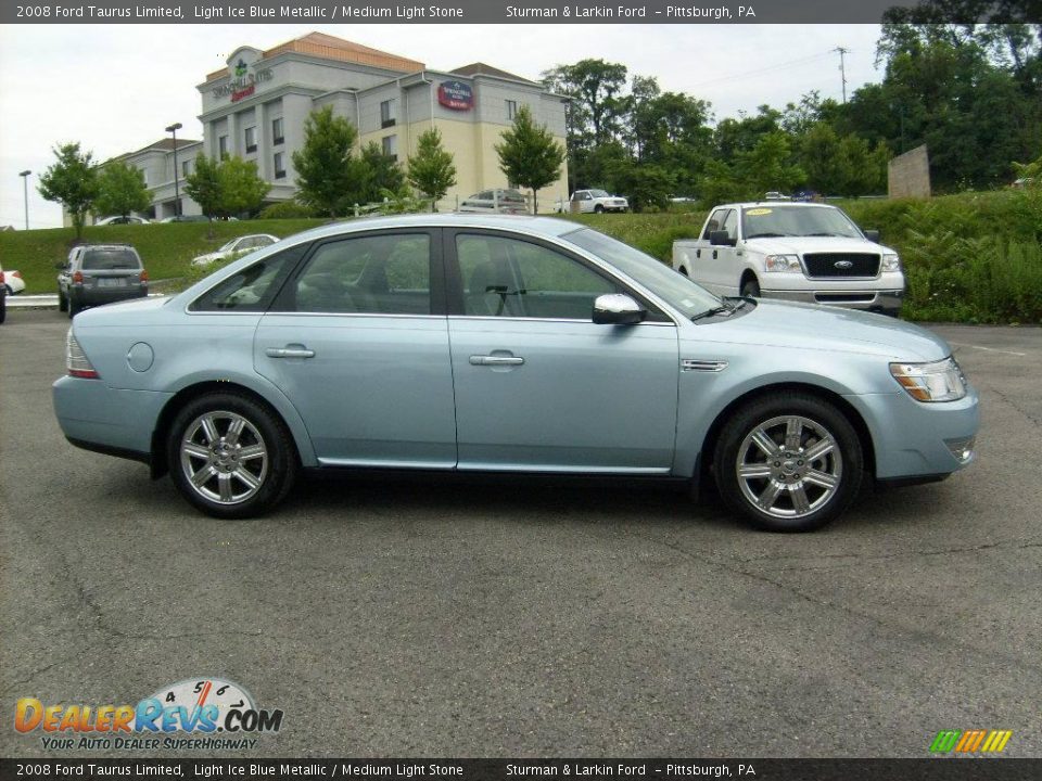 2008 Ford Taurus Limited Light Ice Blue Metallic / Medium Light Stone Photo #2