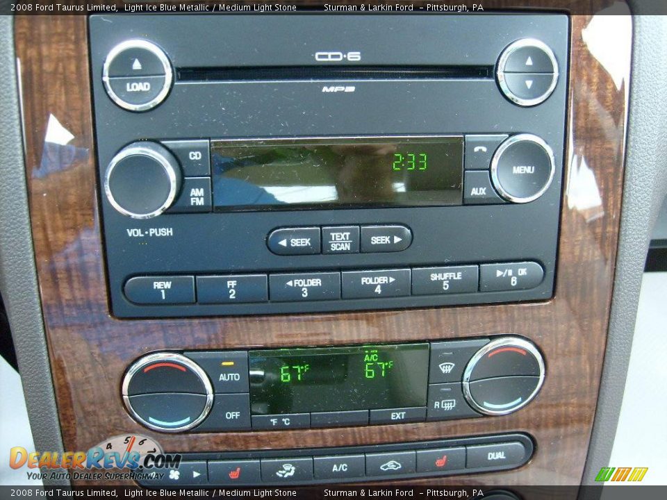 2008 Ford Taurus Limited Light Ice Blue Metallic / Medium Light Stone Photo #19