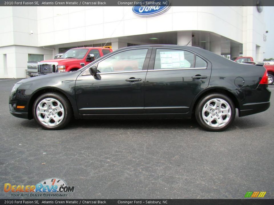 2010 Ford Fusion SE Atlantis Green Metallic / Charcoal Black Photo #5