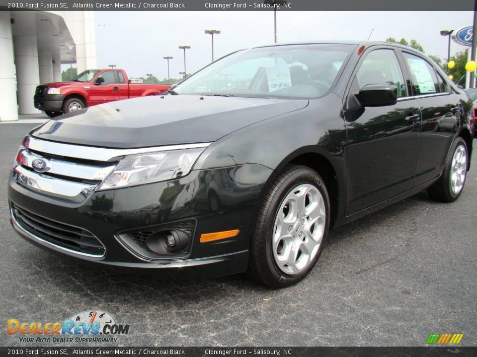2010 Ford Fusion SE Atlantis Green Metallic / Charcoal Black Photo #6