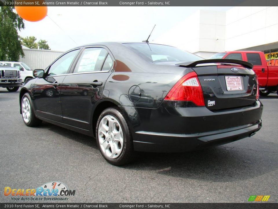2010 Ford Fusion SE Atlantis Green Metallic / Charcoal Black Photo #26