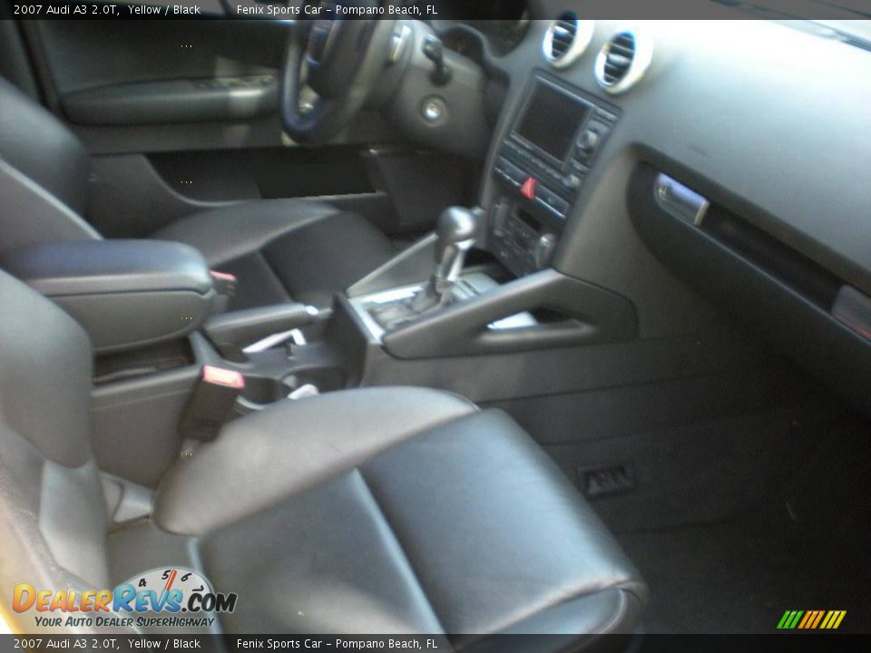 2007 Audi A3 2.0T Yellow / Black Photo #14