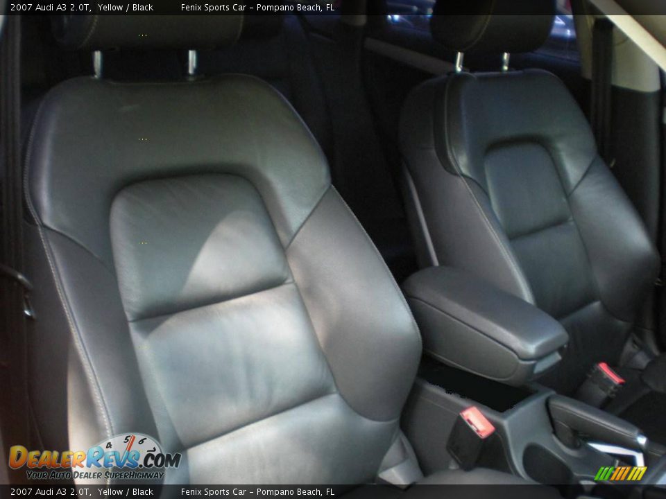 2007 Audi A3 2.0T Yellow / Black Photo #15