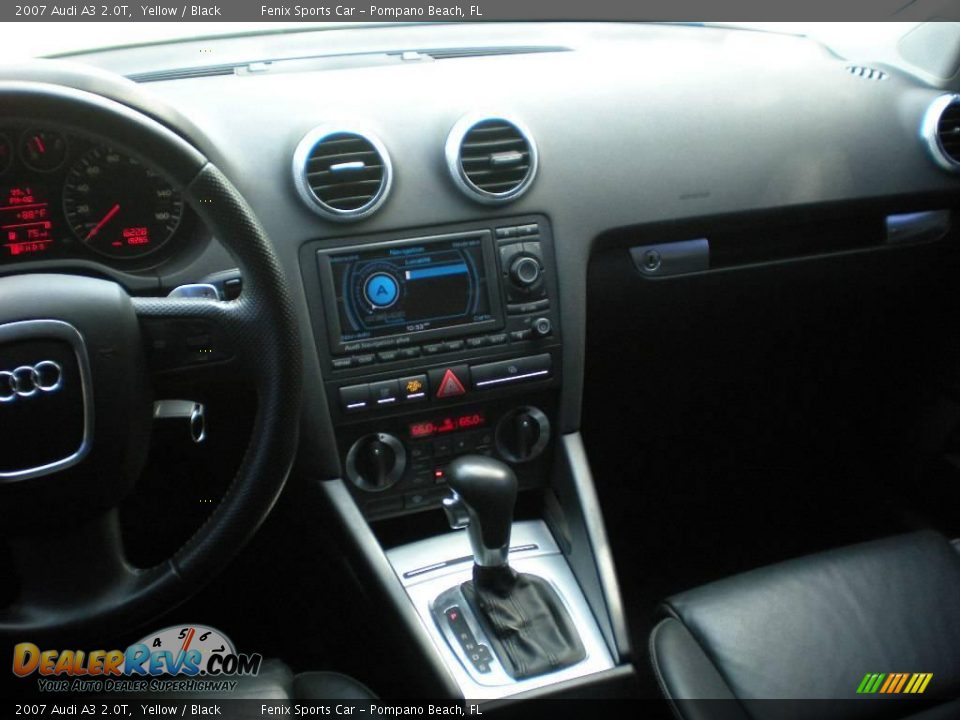 2007 Audi A3 2.0T Yellow / Black Photo #17