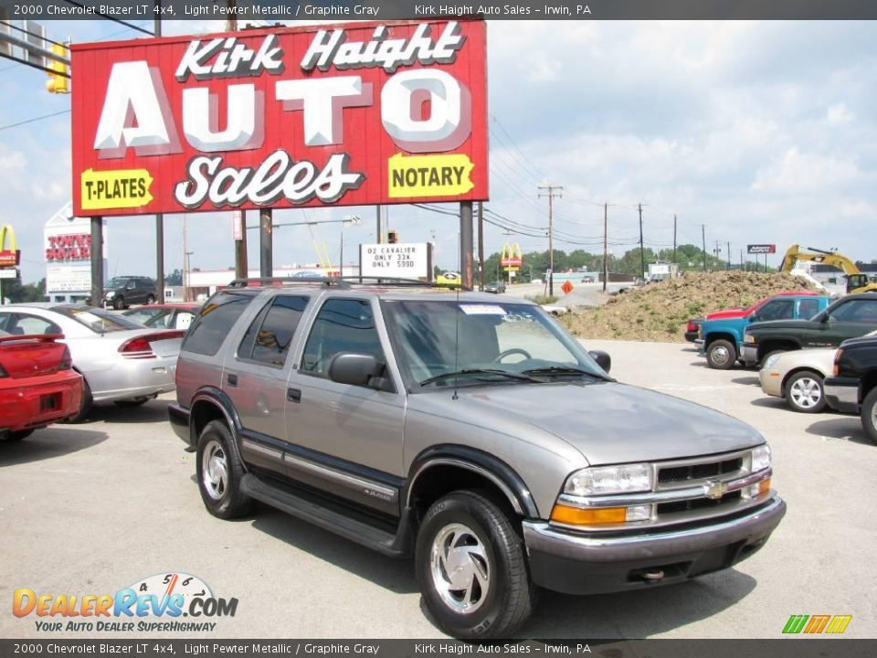 2000 Chevrolet Blazer LT 4x4 Light Pewter Metallic / Graphite Gray Photo #1