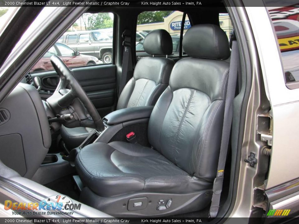 2000 Chevrolet Blazer LT 4x4 Light Pewter Metallic / Graphite Gray Photo #3