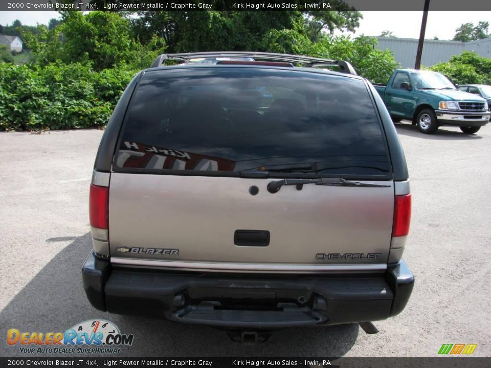2000 Chevrolet Blazer LT 4x4 Light Pewter Metallic / Graphite Gray Photo #5