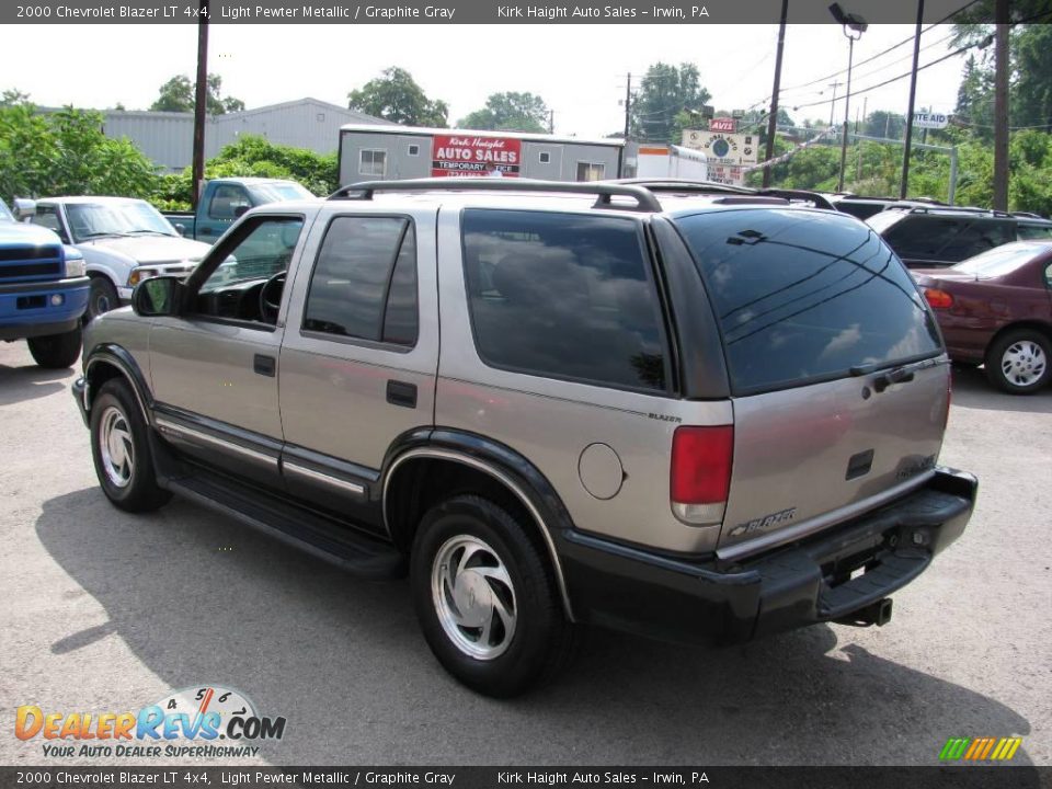 2000 Chevrolet Blazer LT 4x4 Light Pewter Metallic / Graphite Gray Photo #6