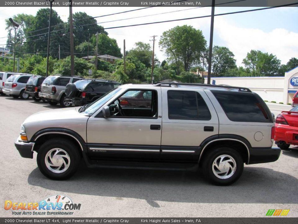 2000 Chevrolet Blazer LT 4x4 Light Pewter Metallic / Graphite Gray Photo #7