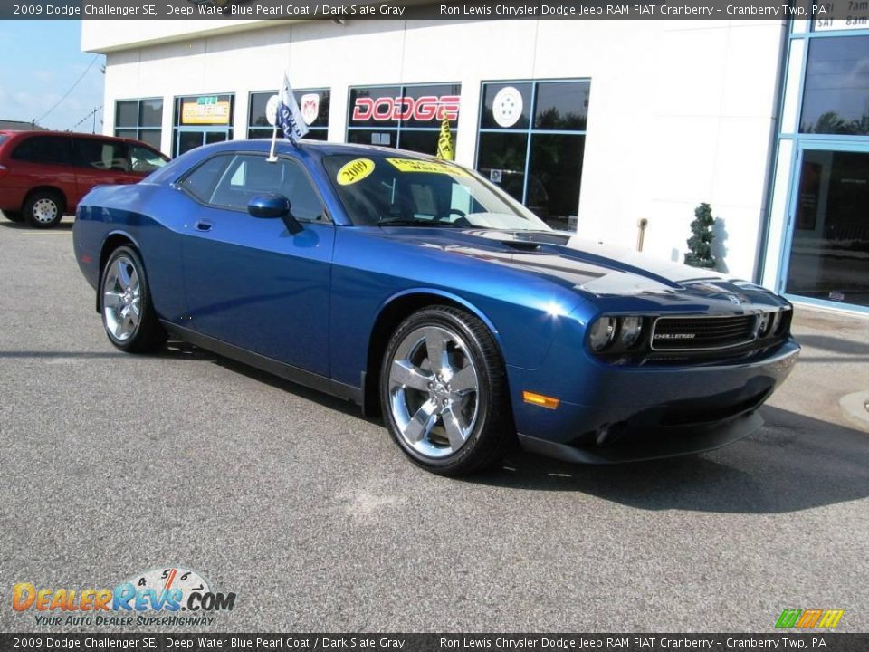 2009 Dodge Challenger SE Deep Water Blue Pearl Coat / Dark Slate Gray Photo #6