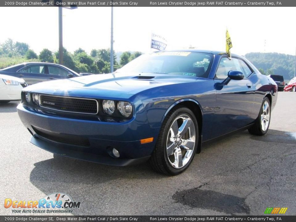 2009 Dodge Challenger SE Deep Water Blue Pearl Coat / Dark Slate Gray Photo #7