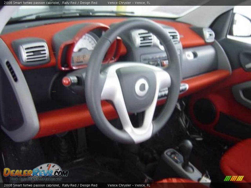 2008 Smart fortwo passion cabriolet Rally Red / Design Red Photo #6