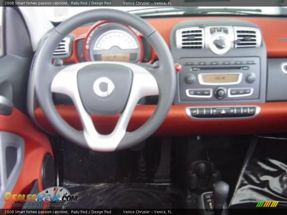 2008 Smart fortwo passion cabriolet Rally Red / Design Red Photo #7