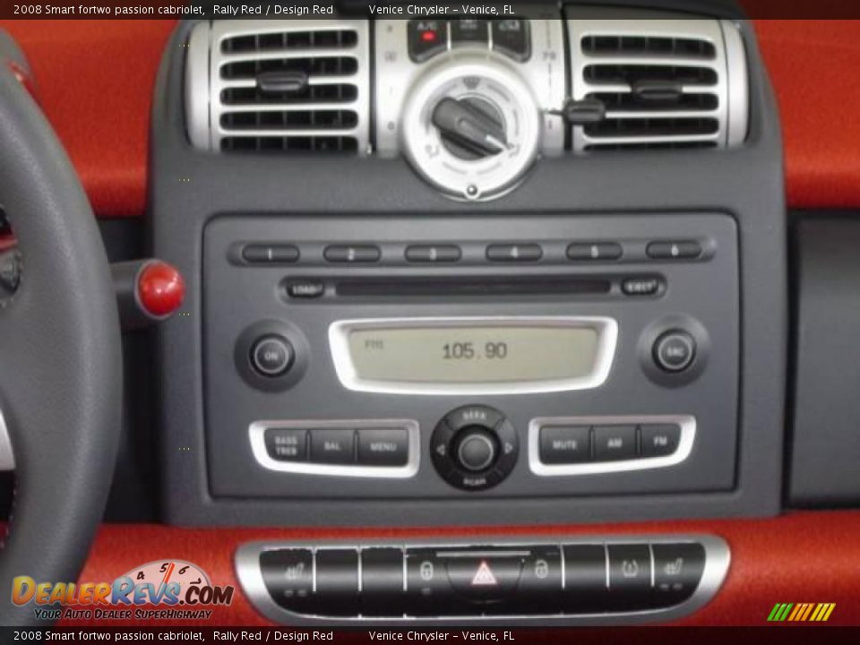 2008 Smart fortwo passion cabriolet Rally Red / Design Red Photo #8