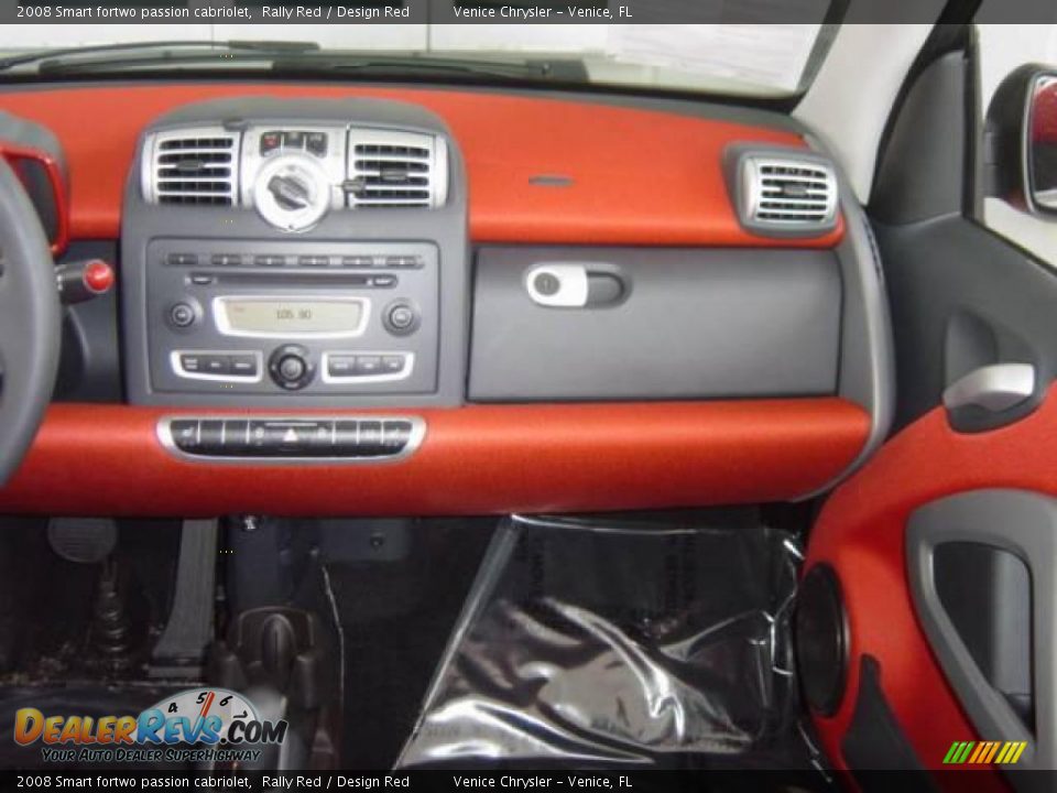 2008 Smart fortwo passion cabriolet Rally Red / Design Red Photo #9