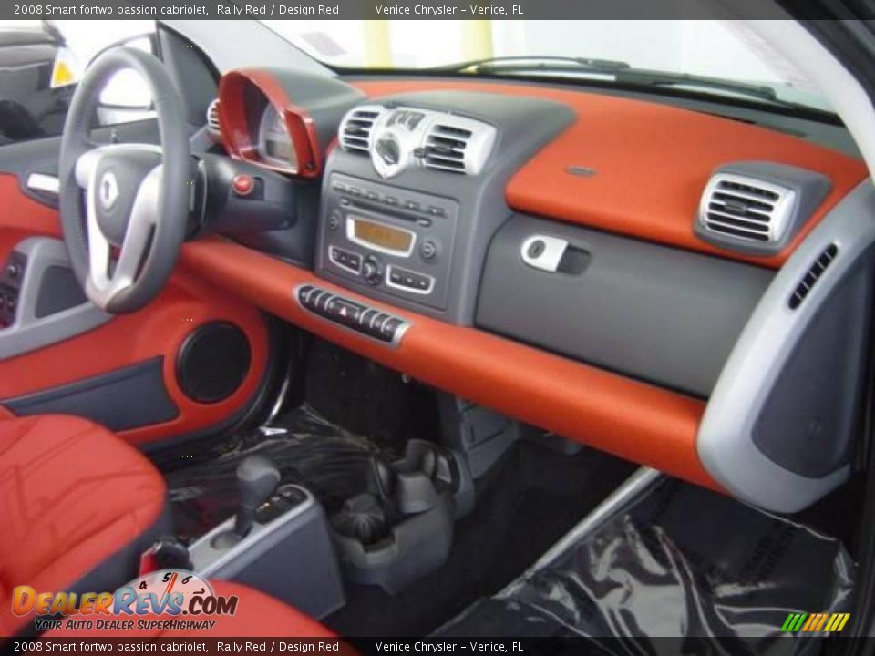 2008 Smart fortwo passion cabriolet Rally Red / Design Red Photo #10