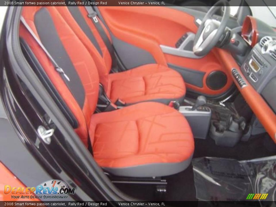 2008 Smart fortwo passion cabriolet Rally Red / Design Red Photo #13