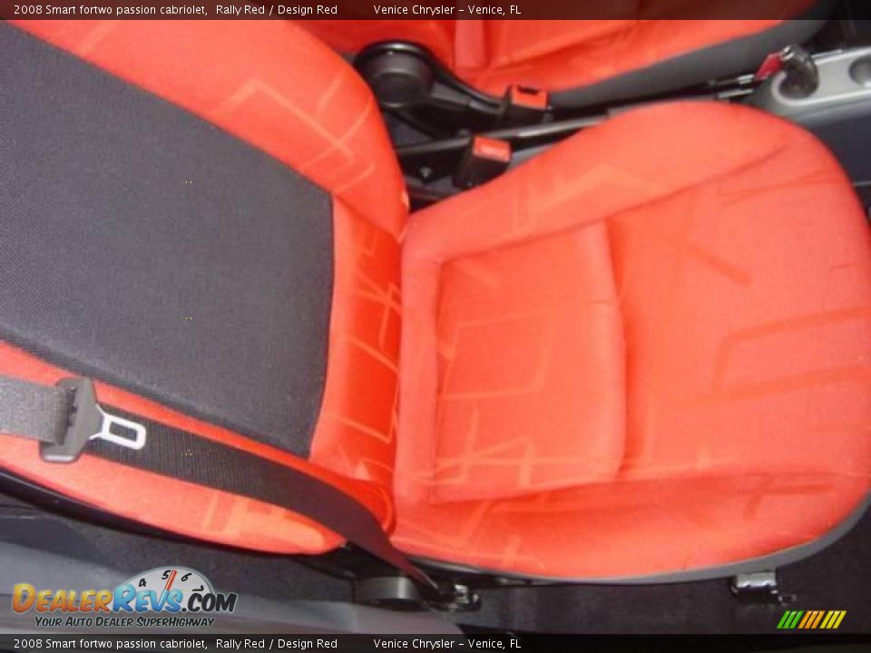 2008 Smart fortwo passion cabriolet Rally Red / Design Red Photo #15