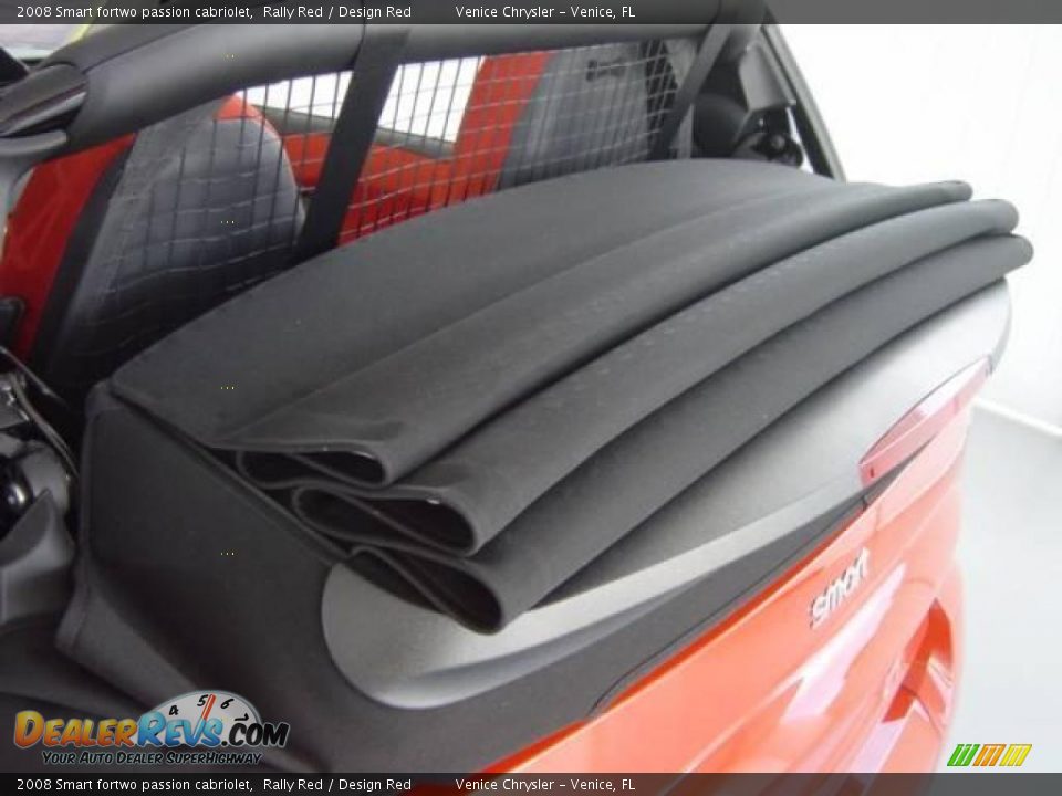 2008 Smart fortwo passion cabriolet Rally Red / Design Red Photo #16