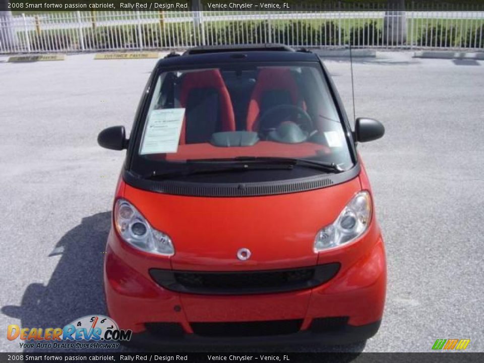 2008 Smart fortwo passion cabriolet Rally Red / Design Red Photo #20