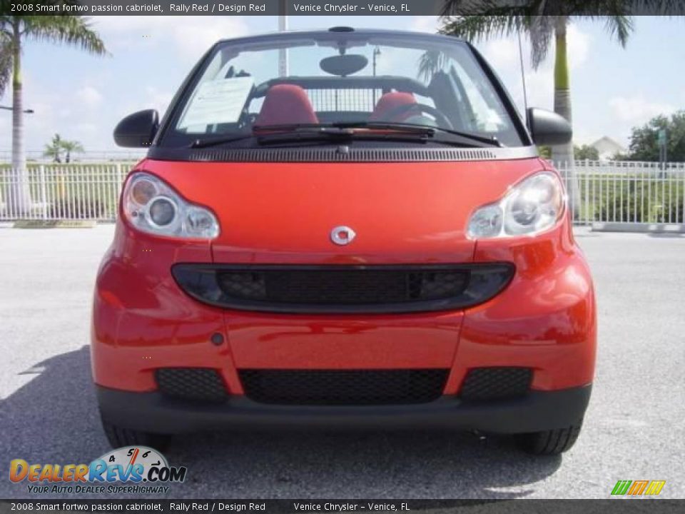 2008 Smart fortwo passion cabriolet Rally Red / Design Red Photo #21