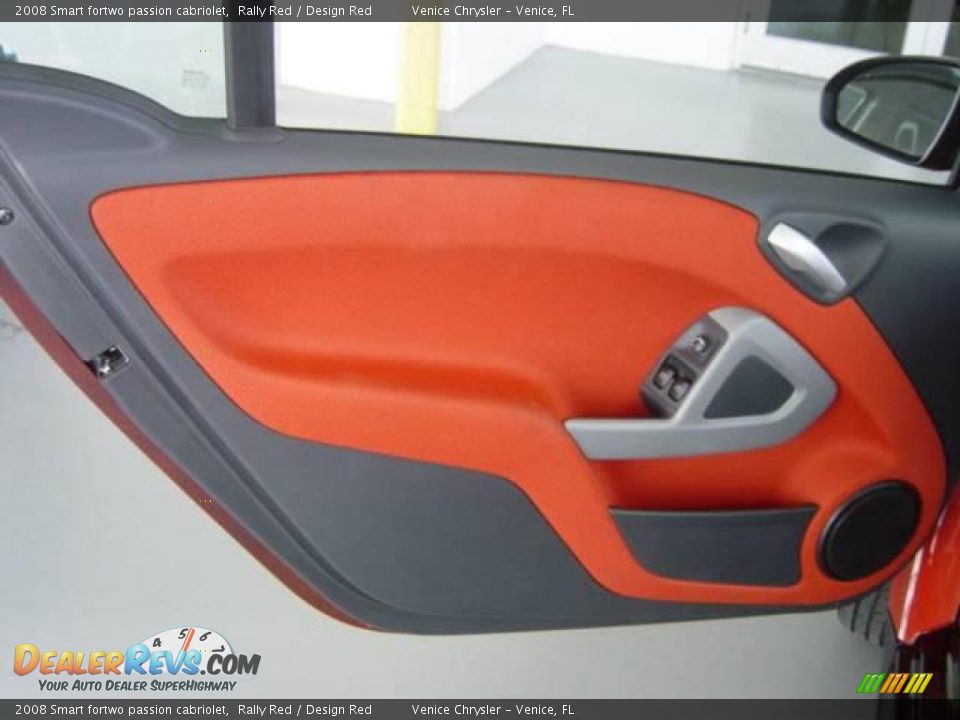 2008 Smart fortwo passion cabriolet Rally Red / Design Red Photo #23
