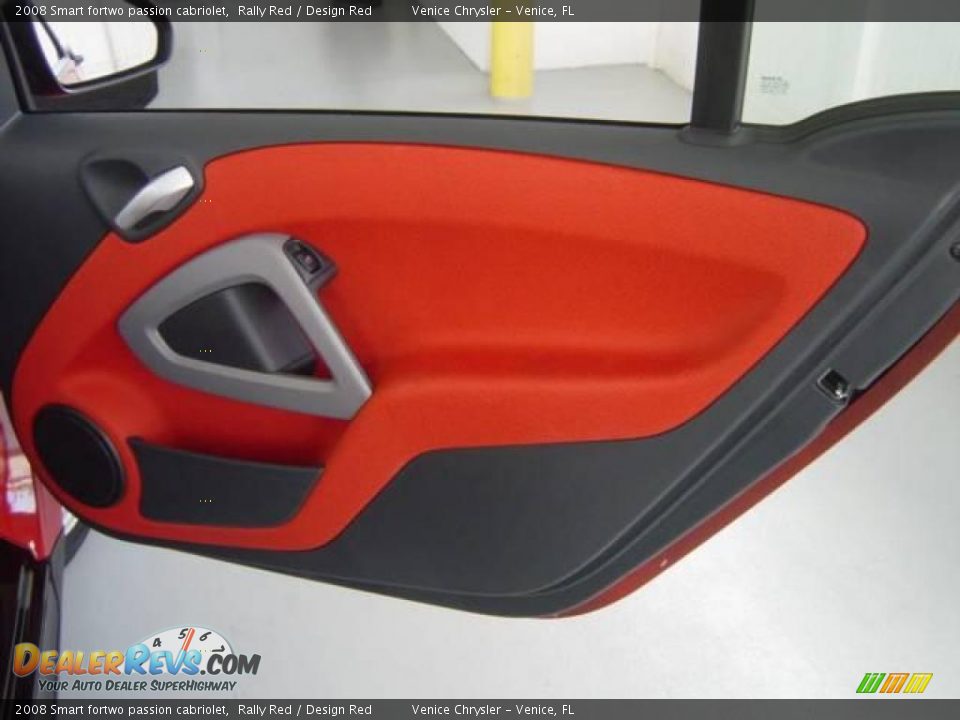 2008 Smart fortwo passion cabriolet Rally Red / Design Red Photo #24