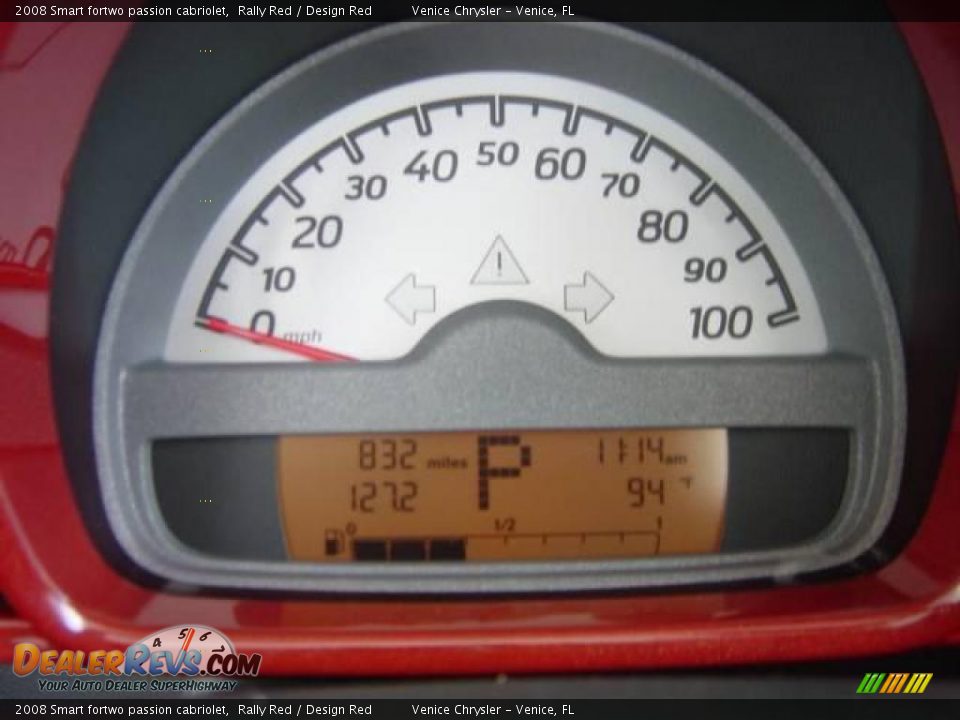 2008 Smart fortwo passion cabriolet Rally Red / Design Red Photo #33