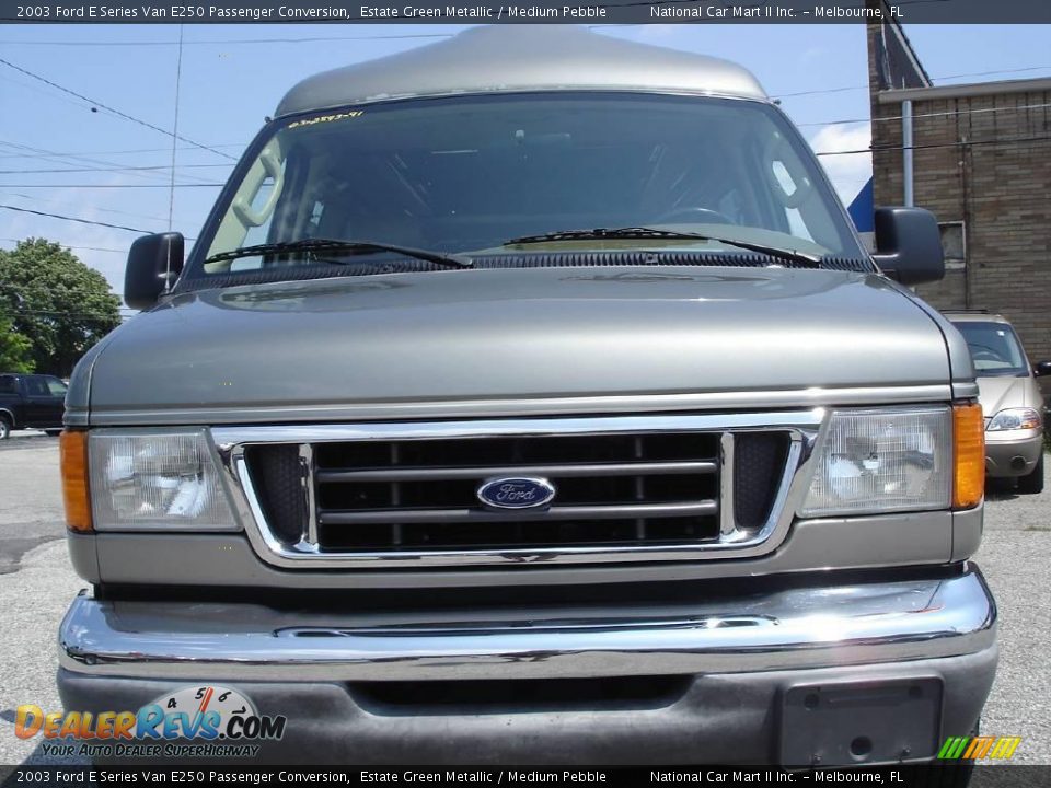 2003 Ford E Series Van E250 Passenger Conversion Estate Green Metallic / Medium Pebble Photo #3