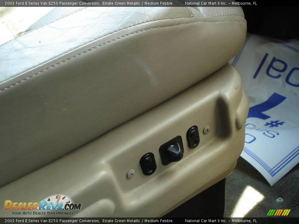 2003 Ford E Series Van E250 Passenger Conversion Estate Green Metallic / Medium Pebble Photo #27