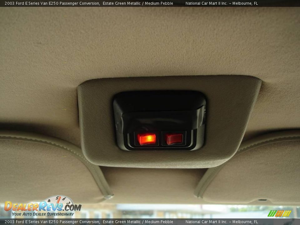 2003 Ford E Series Van E250 Passenger Conversion Estate Green Metallic / Medium Pebble Photo #34