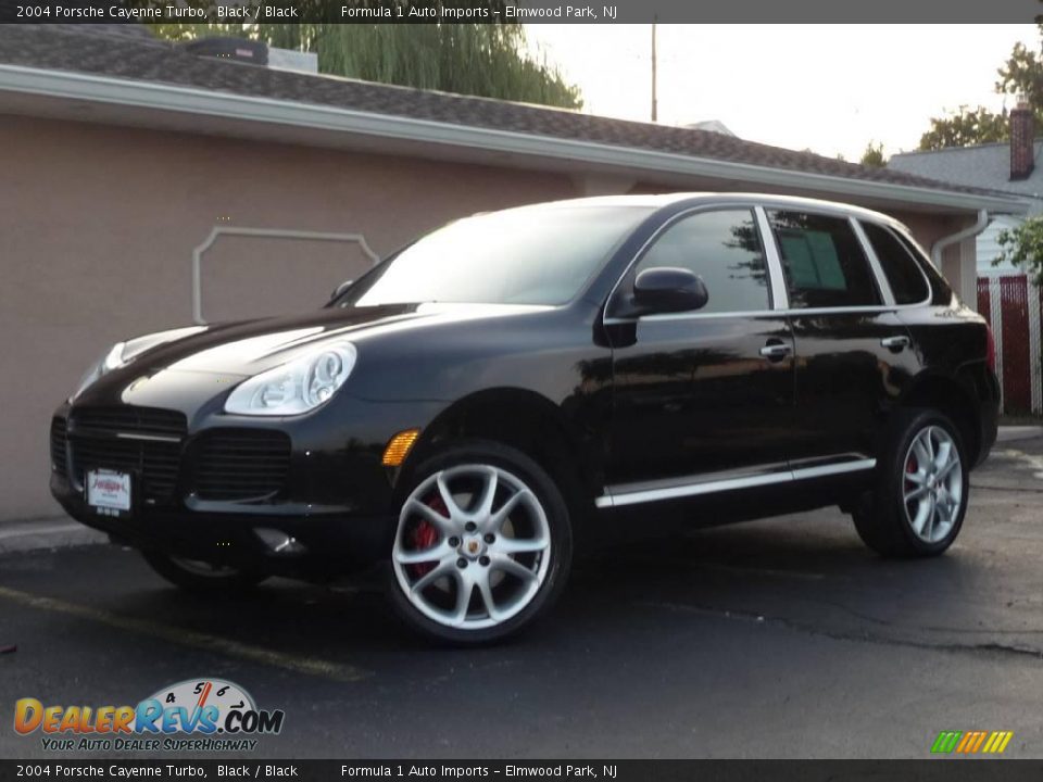 2004 Porsche Cayenne Turbo Black / Black Photo #1