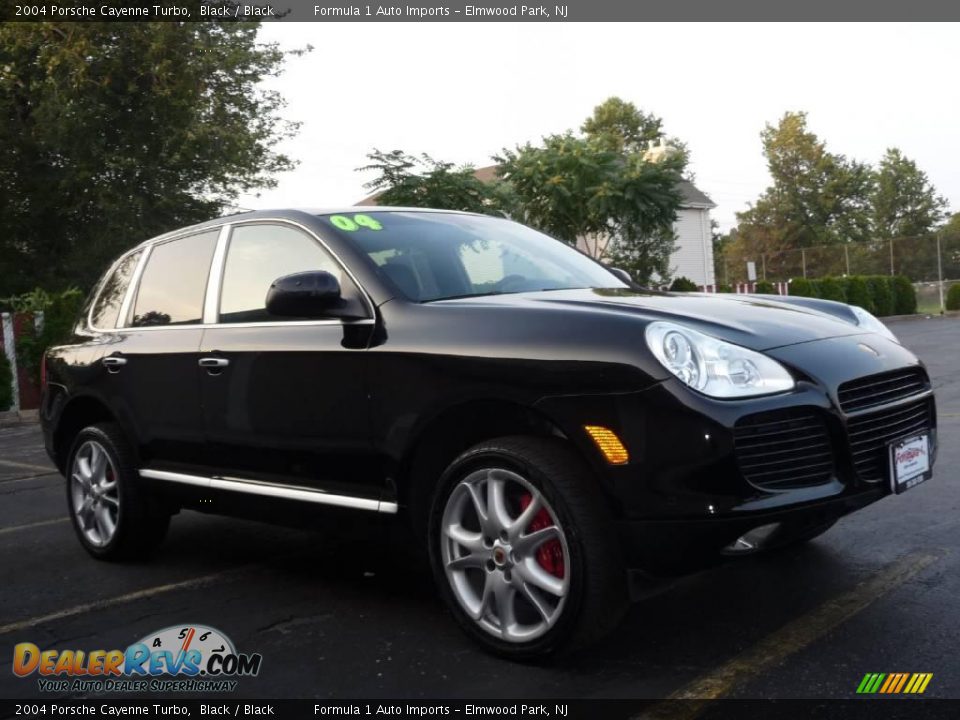 2004 Porsche Cayenne Turbo Black / Black Photo #2