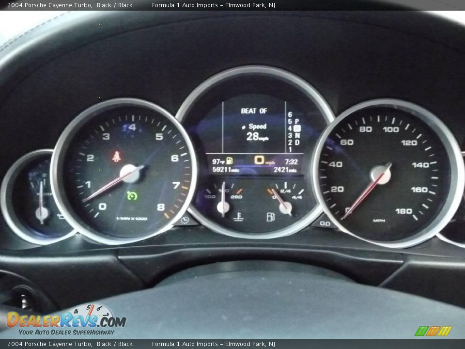 2004 Porsche Cayenne Turbo Black / Black Photo #35