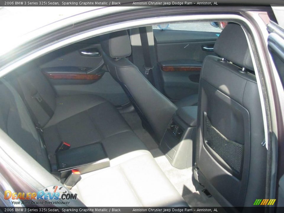 2006 BMW 3 Series 325i Sedan Sparkling Graphite Metallic / Black Photo #10